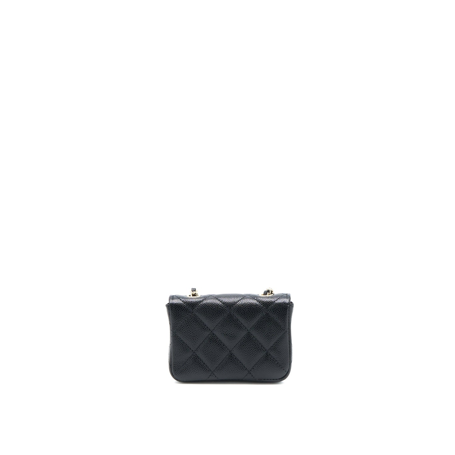 Chanel Flap holder Belt Bag Caviar Black LGHW
