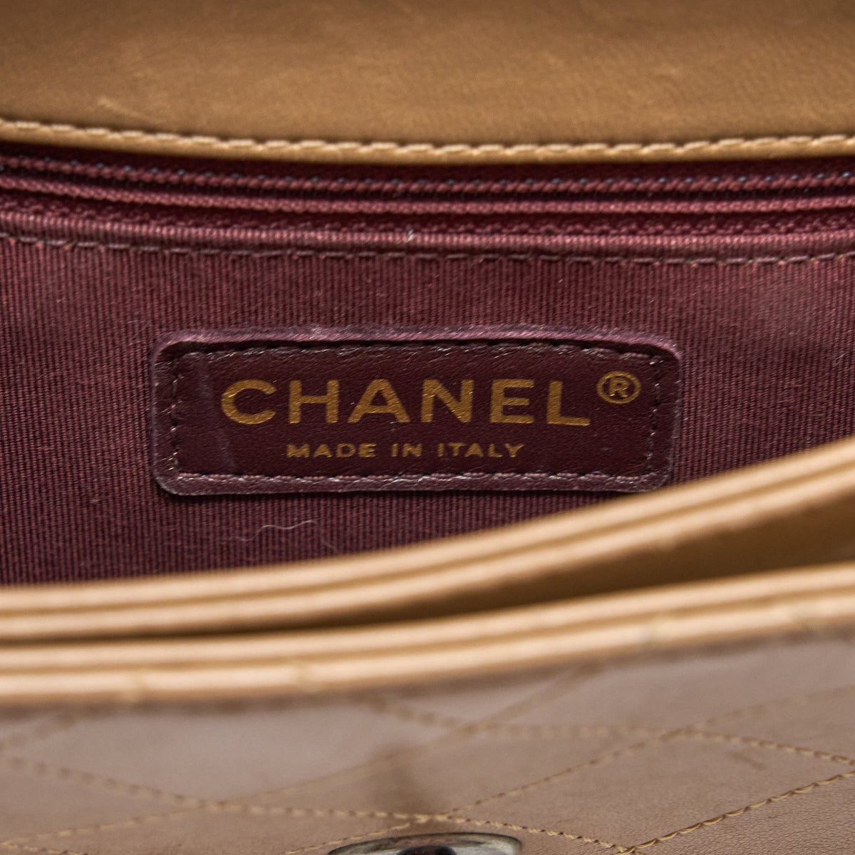 Chanel Messenger Flap Bag Lambskin Beige GHW