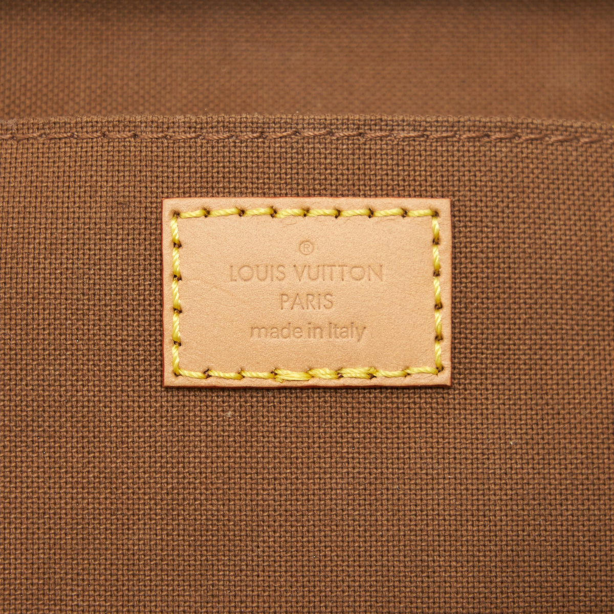 Louis Vuitton Petit Sac Plat Monogram Canvas Year 2020