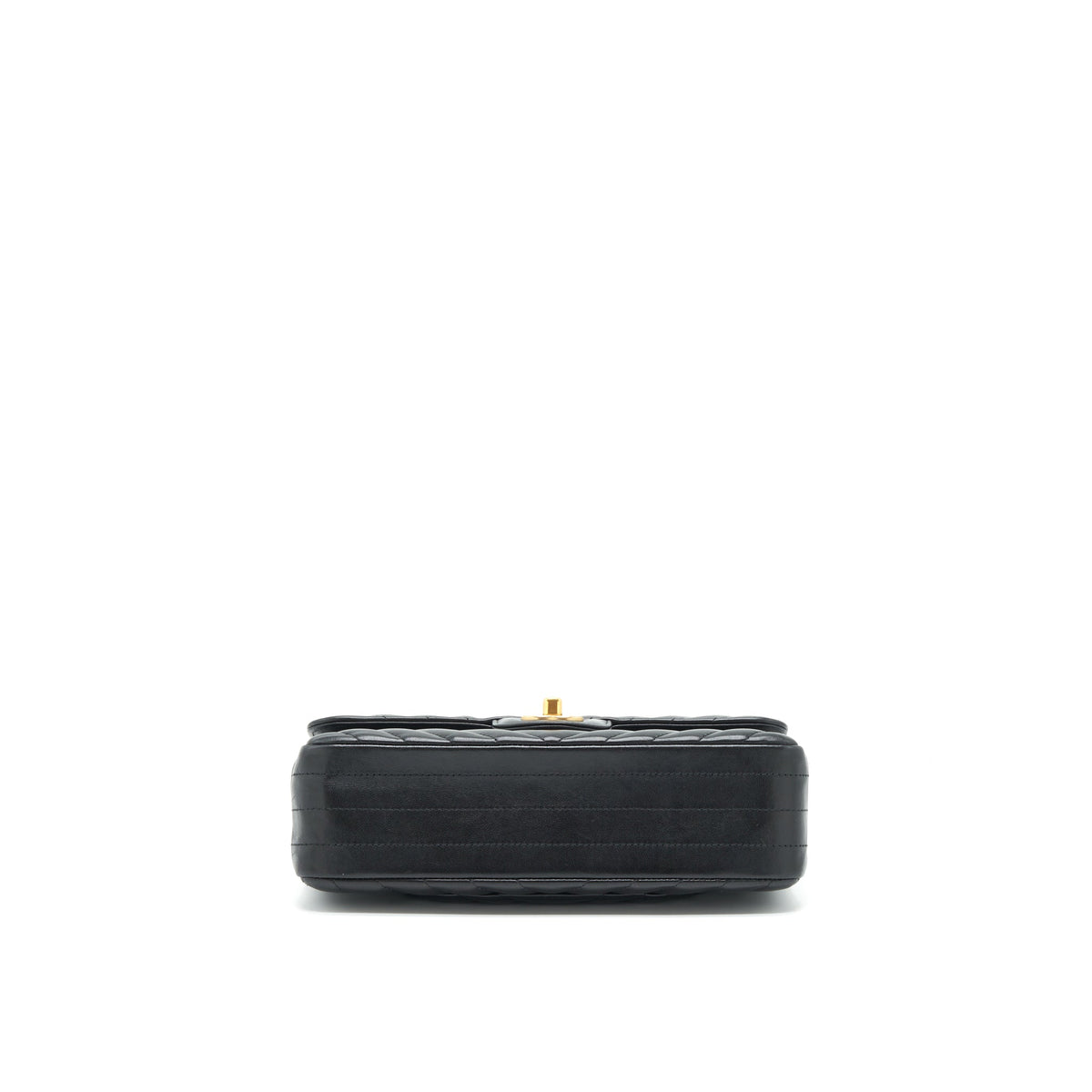 Chanel Small Classic Double Flap Bag Chevron Lambskin Black GHW