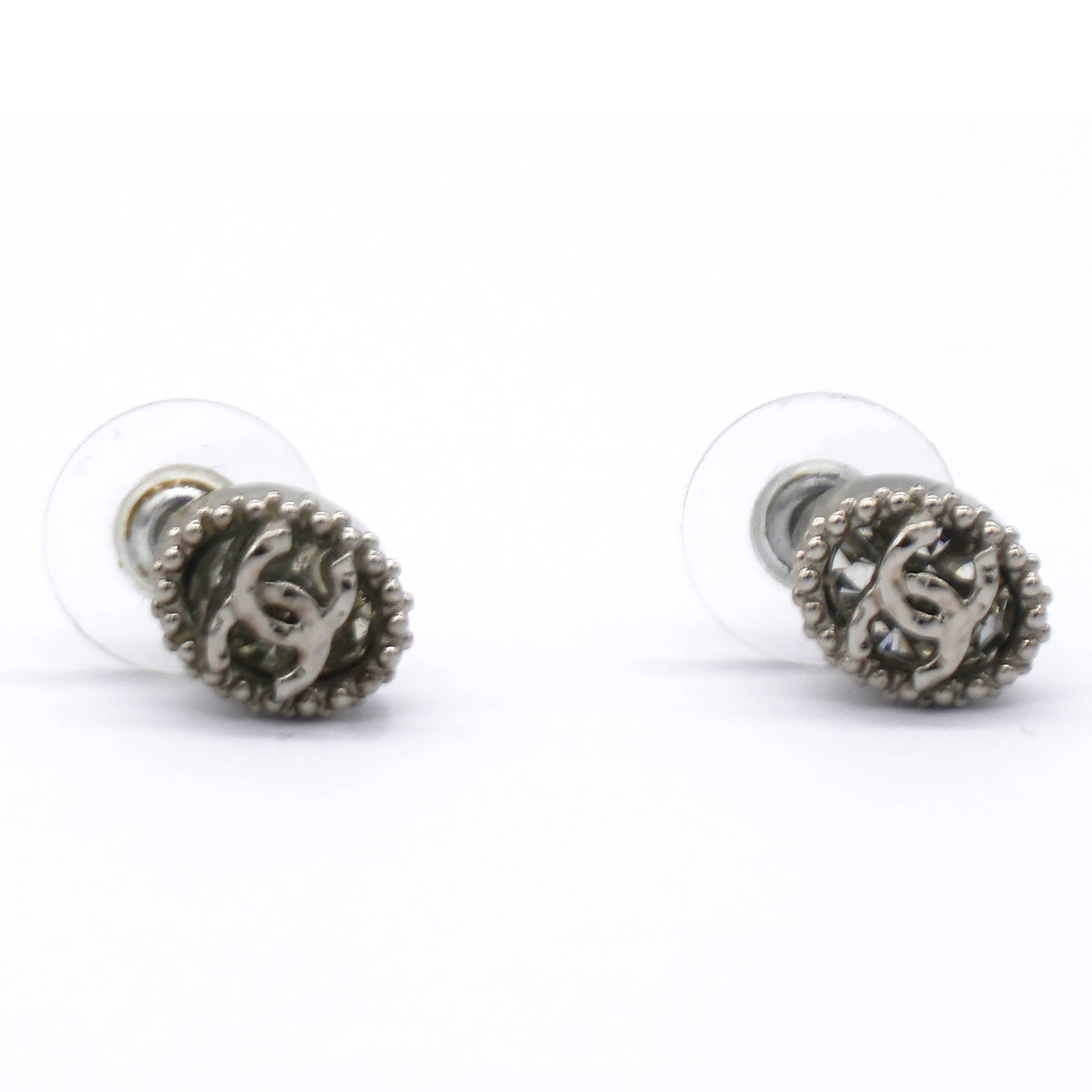 Chanel CC Logo Earrings