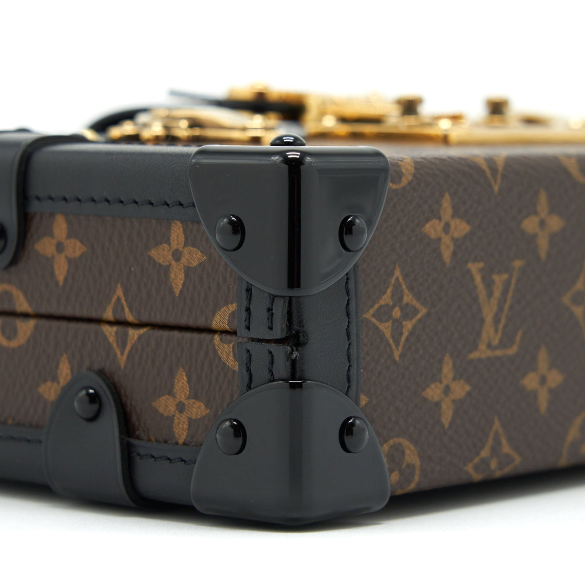Louis Vuitton Petite Malle Monogram Canvas And Leather GHW