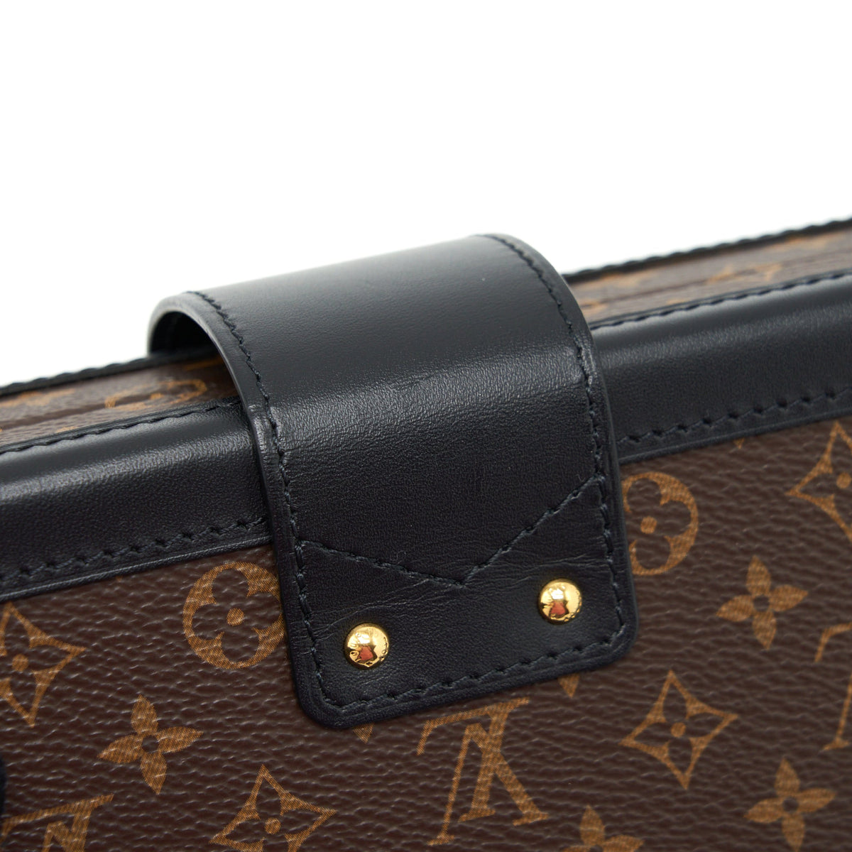 Louis Vuitton Petite Malle Monogram Canvas And Leather GHW