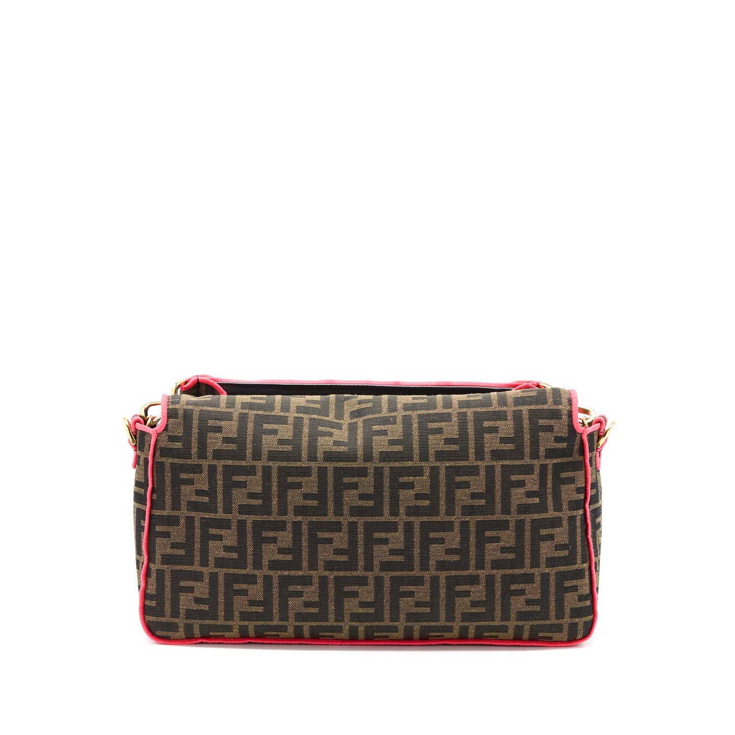 Fendi Buguette Shoulder Bag FF Jacquard Fabric/Multicolour GHW