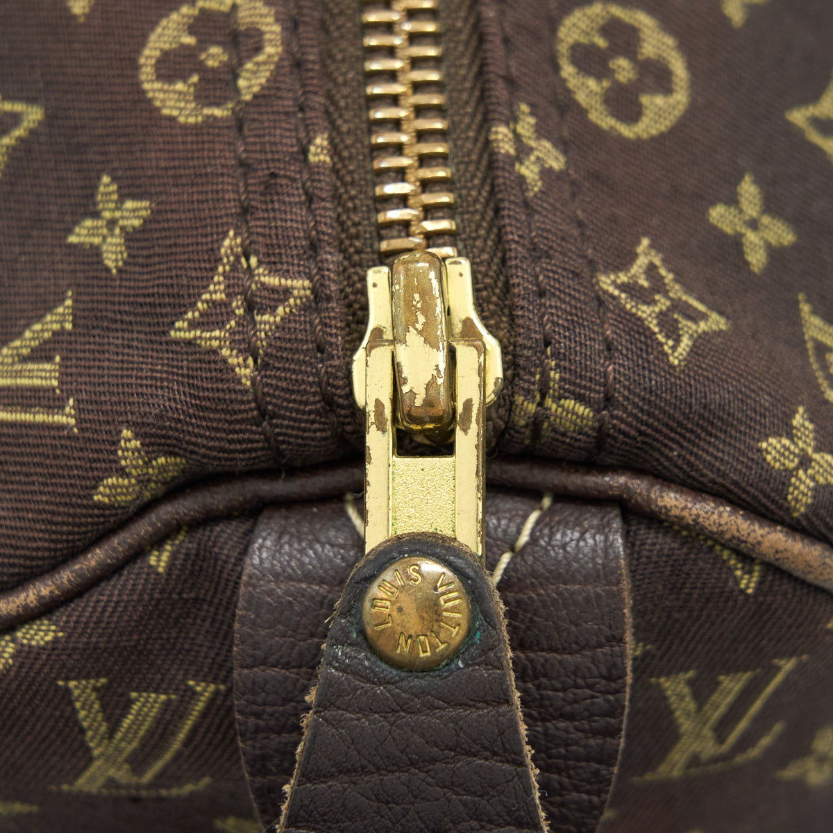 Louis Vuitton Speedy 30 Min Lin Monogram Mini Brown GHW