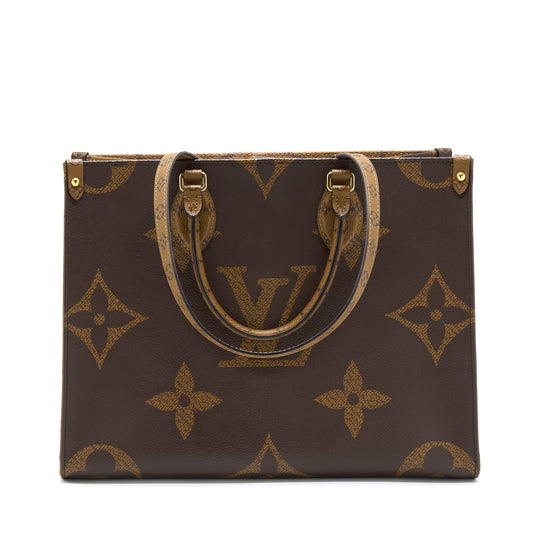 Louis Vuitton On The Go MM Monogram Reverse Canvas GHW