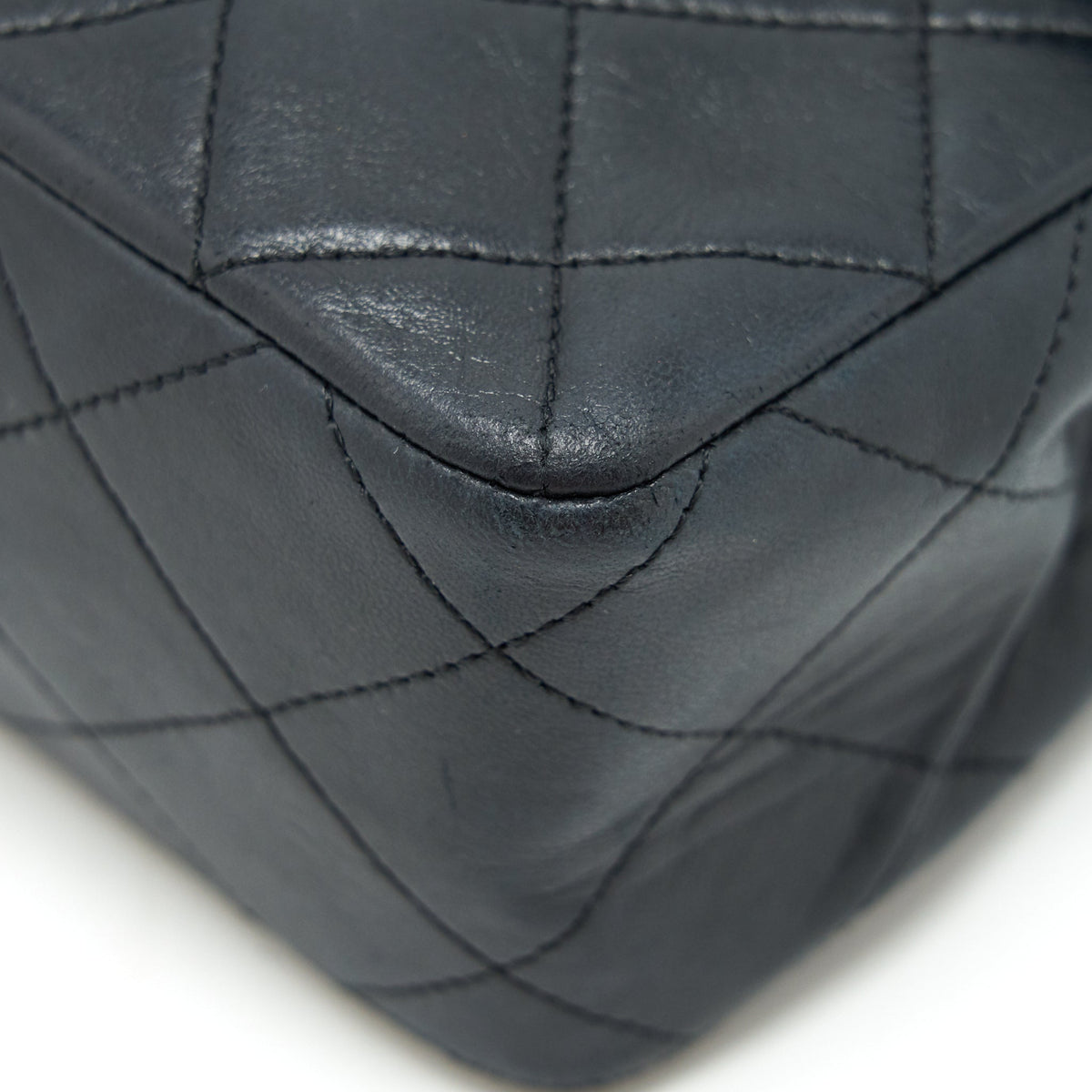Chanel Vintage Small Flap Bag Lambskin Black GHW