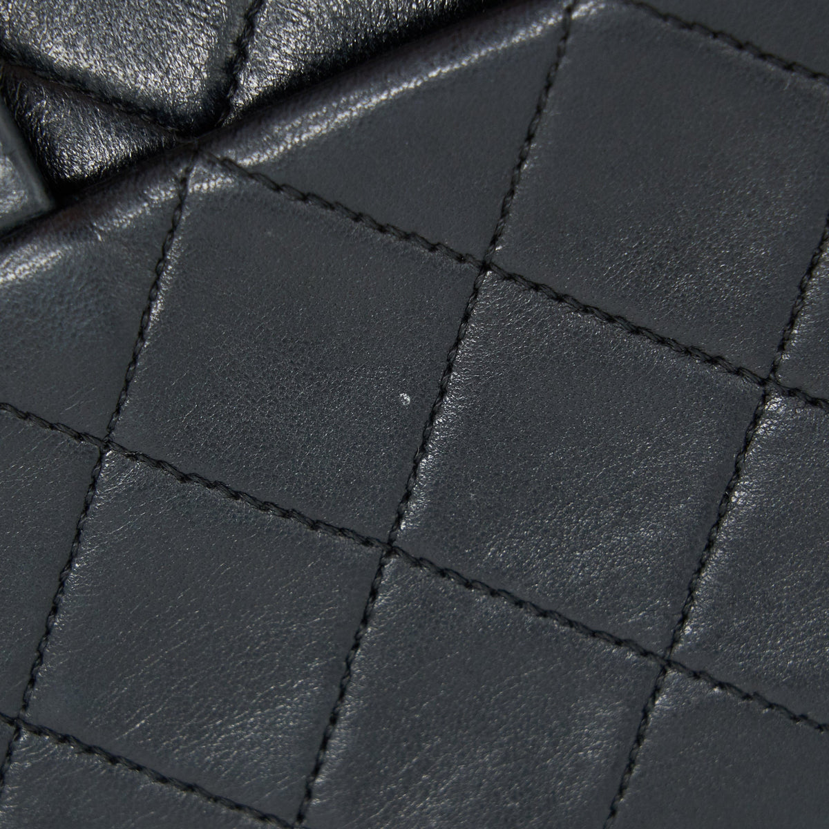 Chanel Vintage Small Flap Bag Lambskin Black GHW