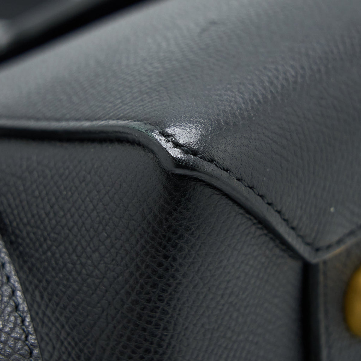 Celine Mini Belt Bag Grained Calfskin Black GHW