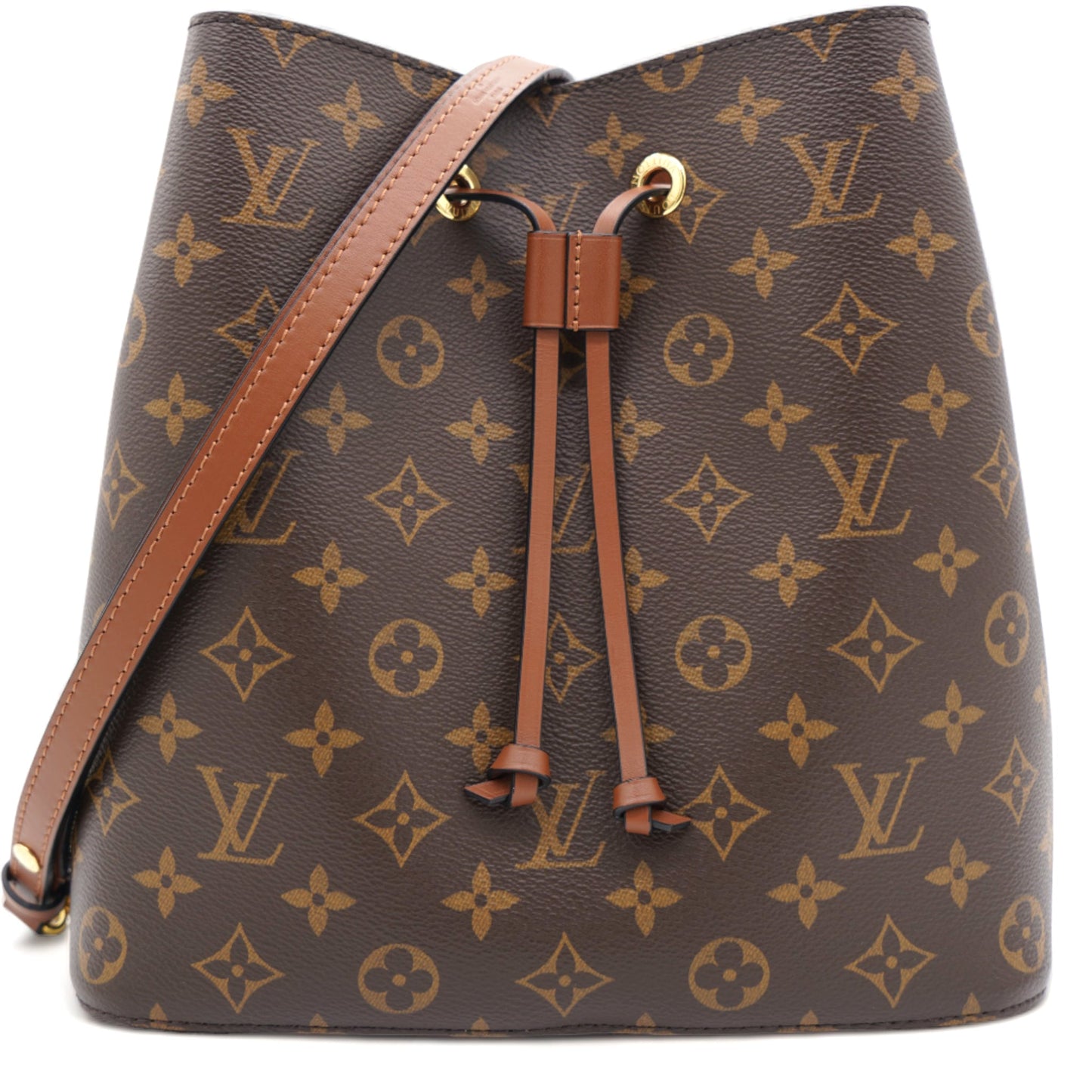 NéoNoé Monogram Shoulder Bag Caramel