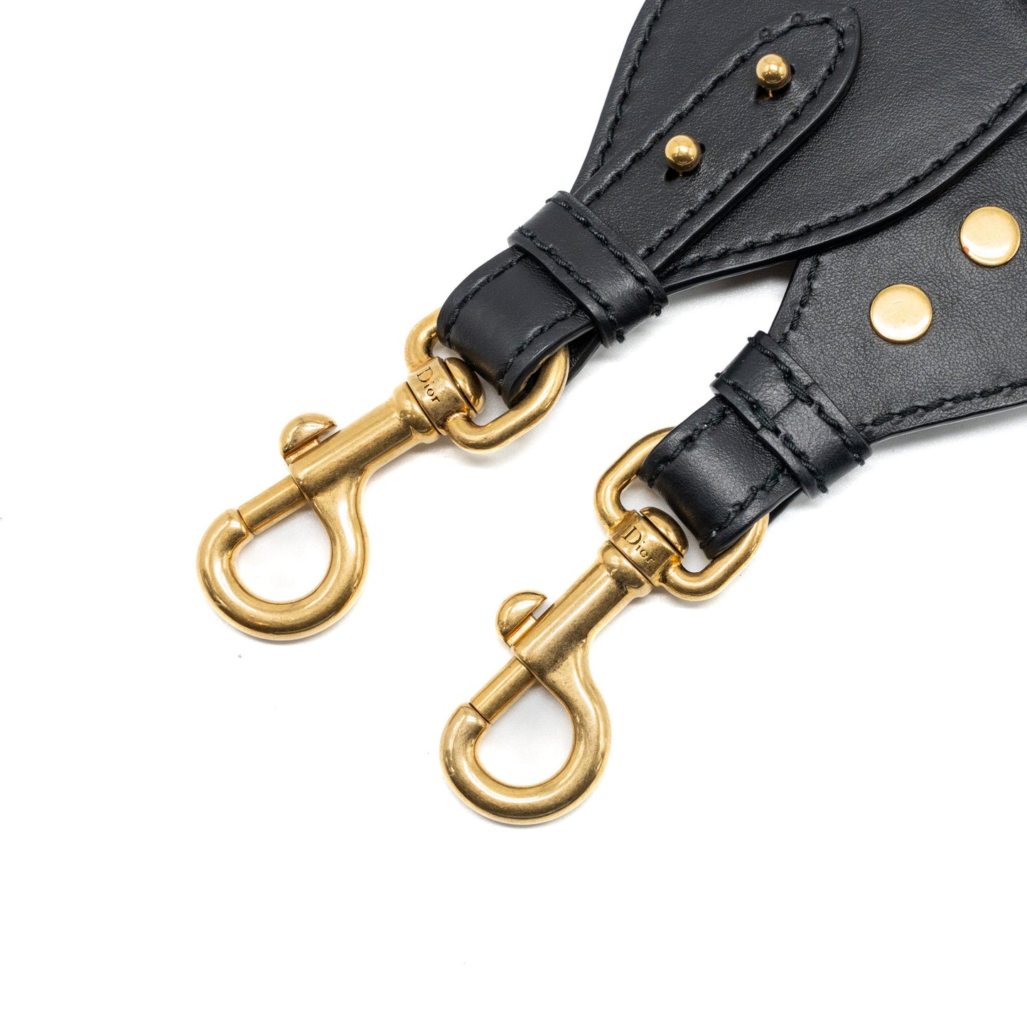 Dior Shoulder Strap Oblique Canvas Black GHW