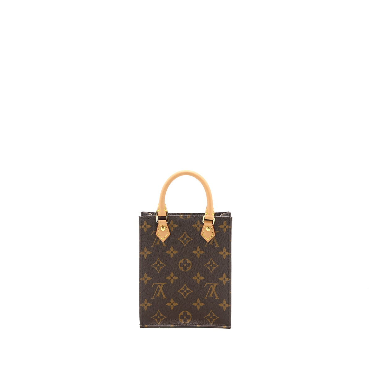 Louis Vuitton Petit Sac Plat Monogram Canvas GHW