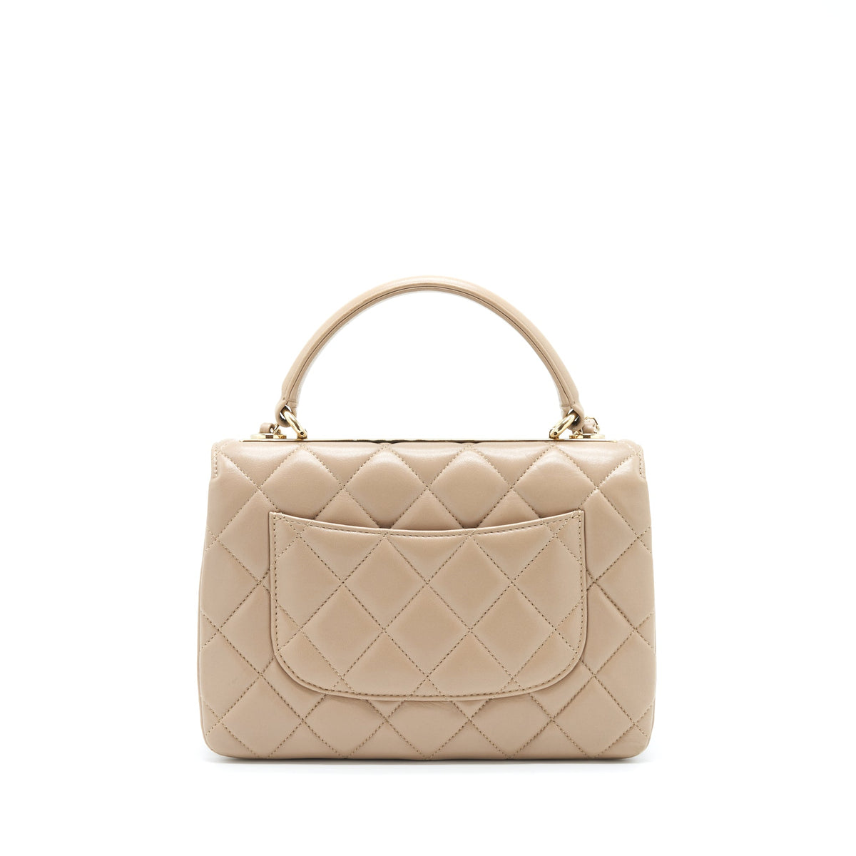Chanel Trendy CC Flap Bag Lambskin Beige LGHW