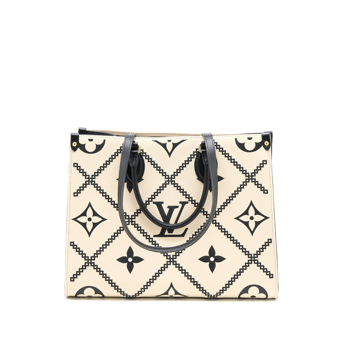 Louis Vuitton Onthego MM Empreinte Cream/ Black GHW (New Version)