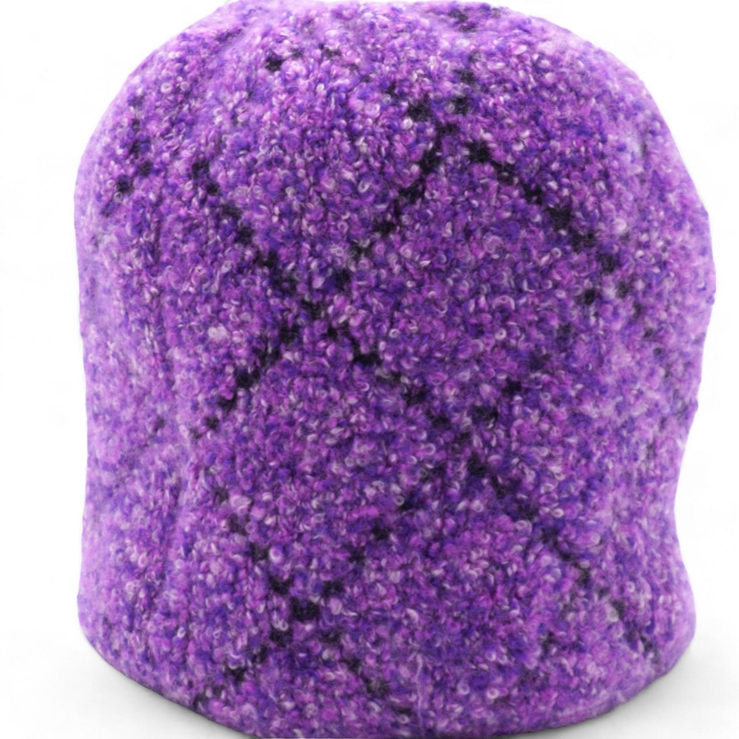 Chanel CC Logo Cashmere Hat Violet Purple