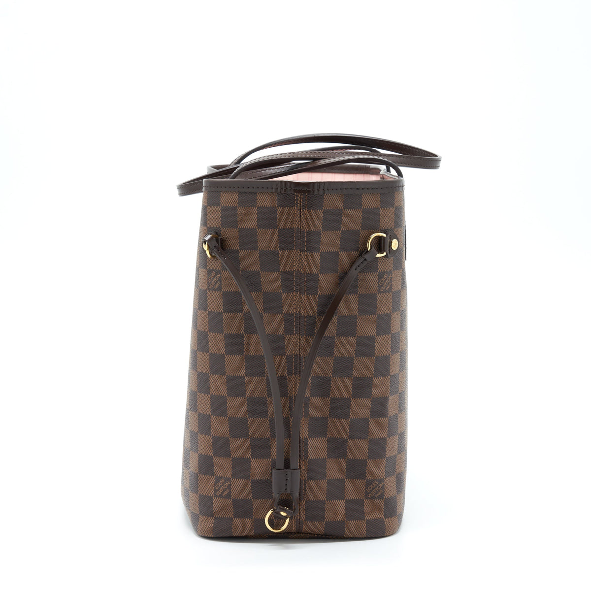Louis Vuitton Neverfull MM Damier Ebene Canvas / Rose Ballerine