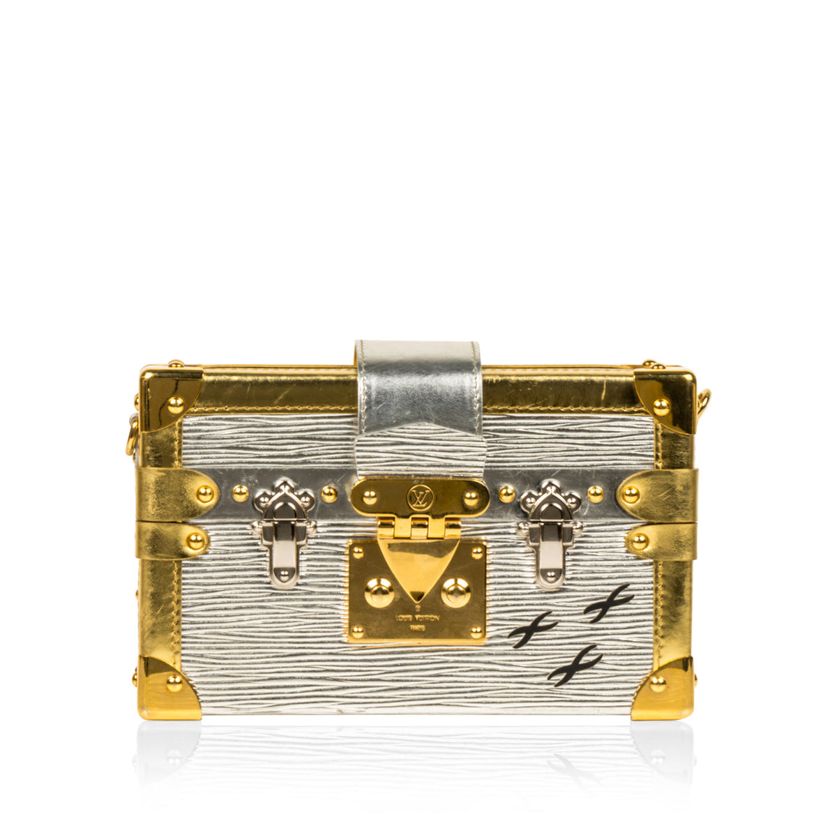 Petite Malle Silver And Gold