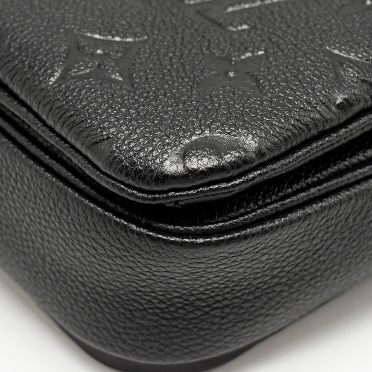 Louis Vuitton Pochette Metis Monogram Empreinte Black GHW