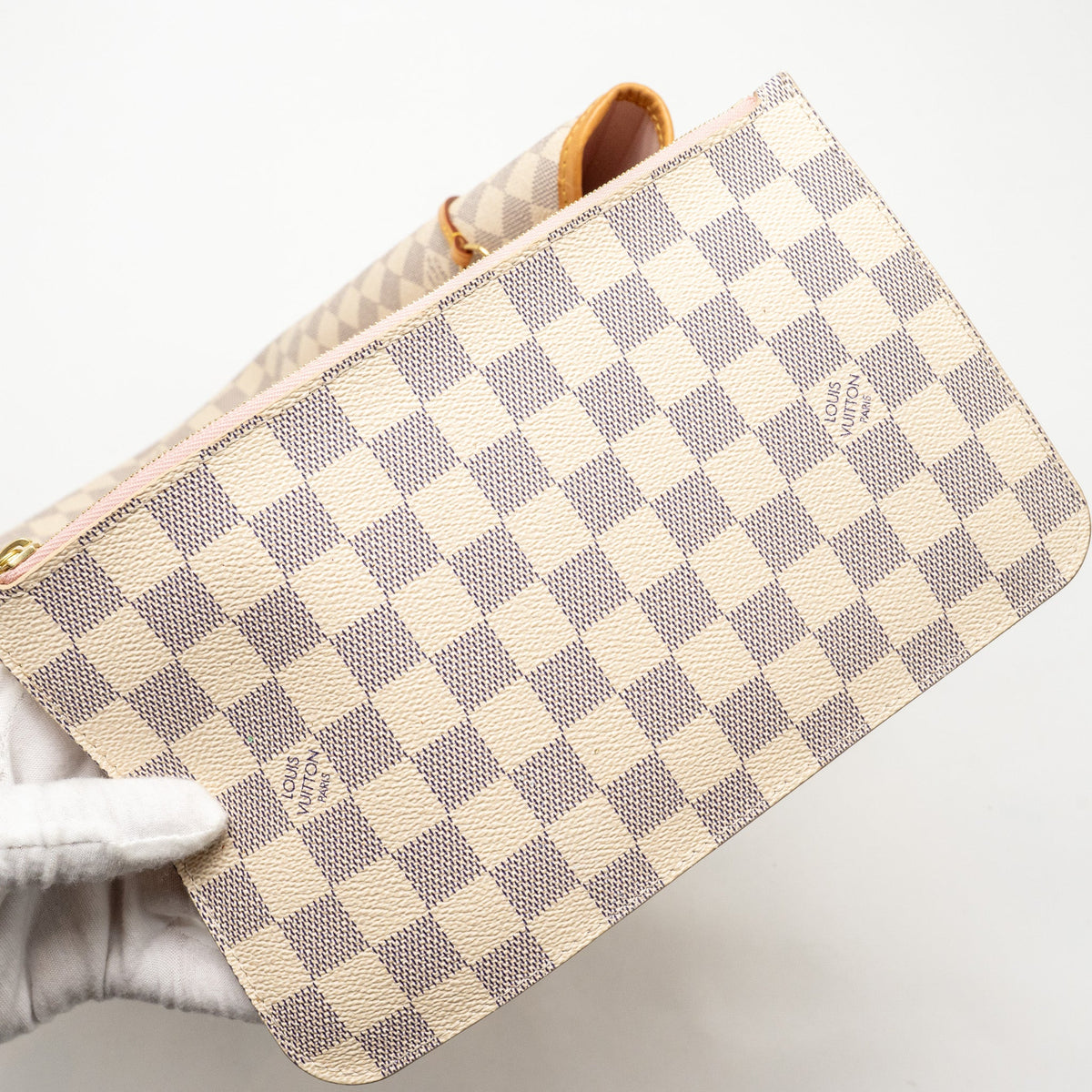 Louis Vuitton Neverfull MM Damier Azur Canvas GHW