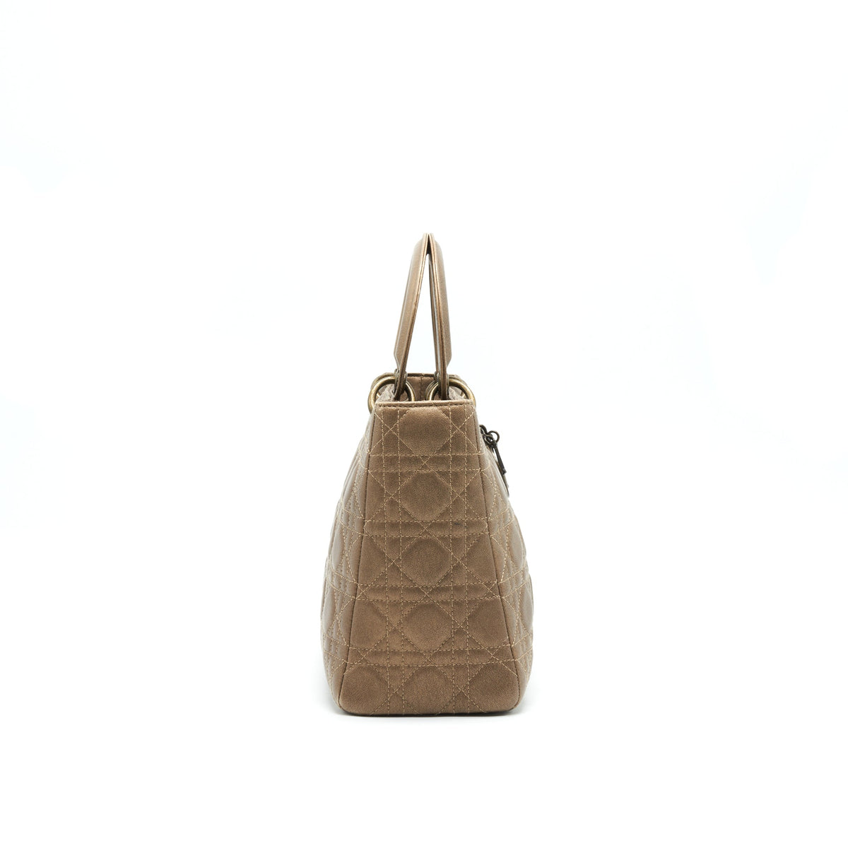 Dior Lady Dior medium in Bronze with Bronze Hardware