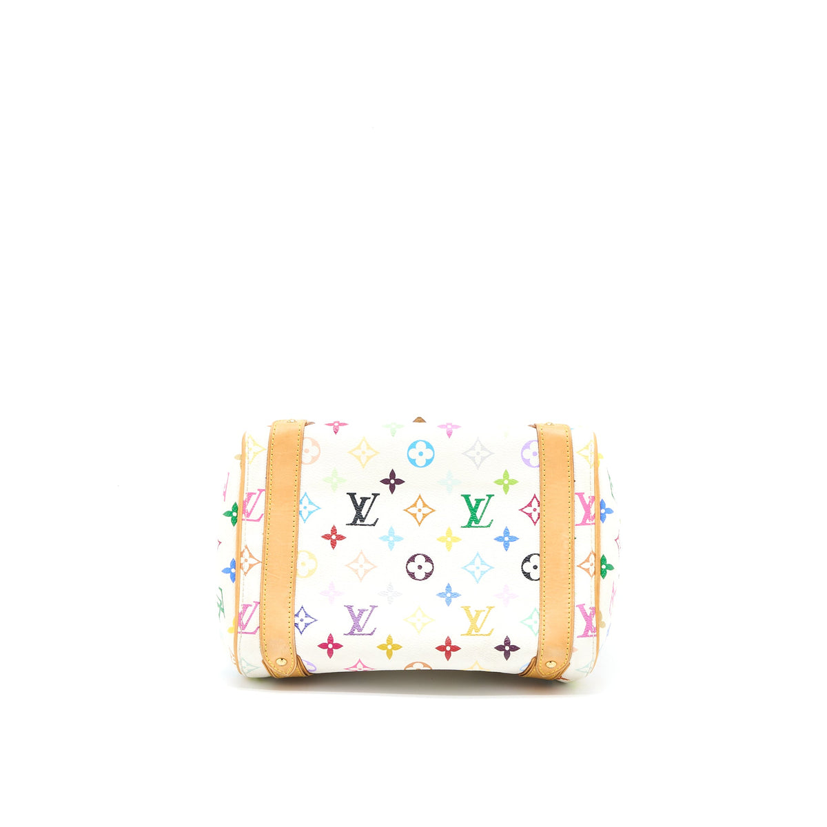 Louis Vuitton Vintage Bowling Bag Monogram Canvas White/Multicolour GHW