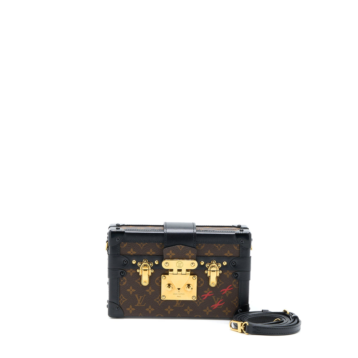 Louis Vuitton Petite Malle Monogram Canvas / Leather GHW