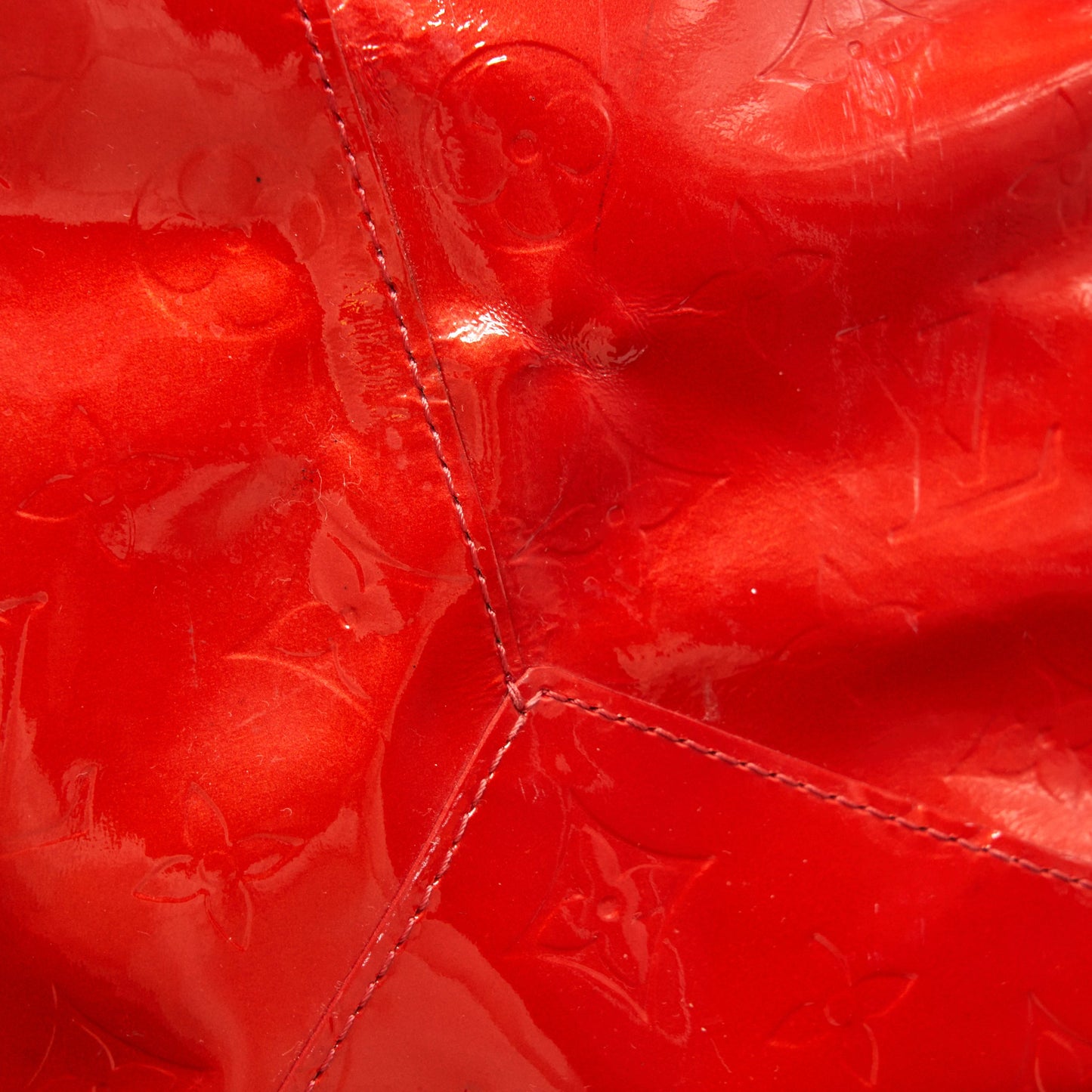 Louis Vuitton Patent leather shopping Tote Bag