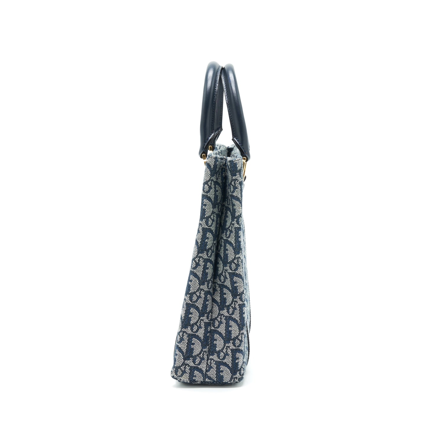 Dior Vintage Tote Bag Oblique Canvas GHW
