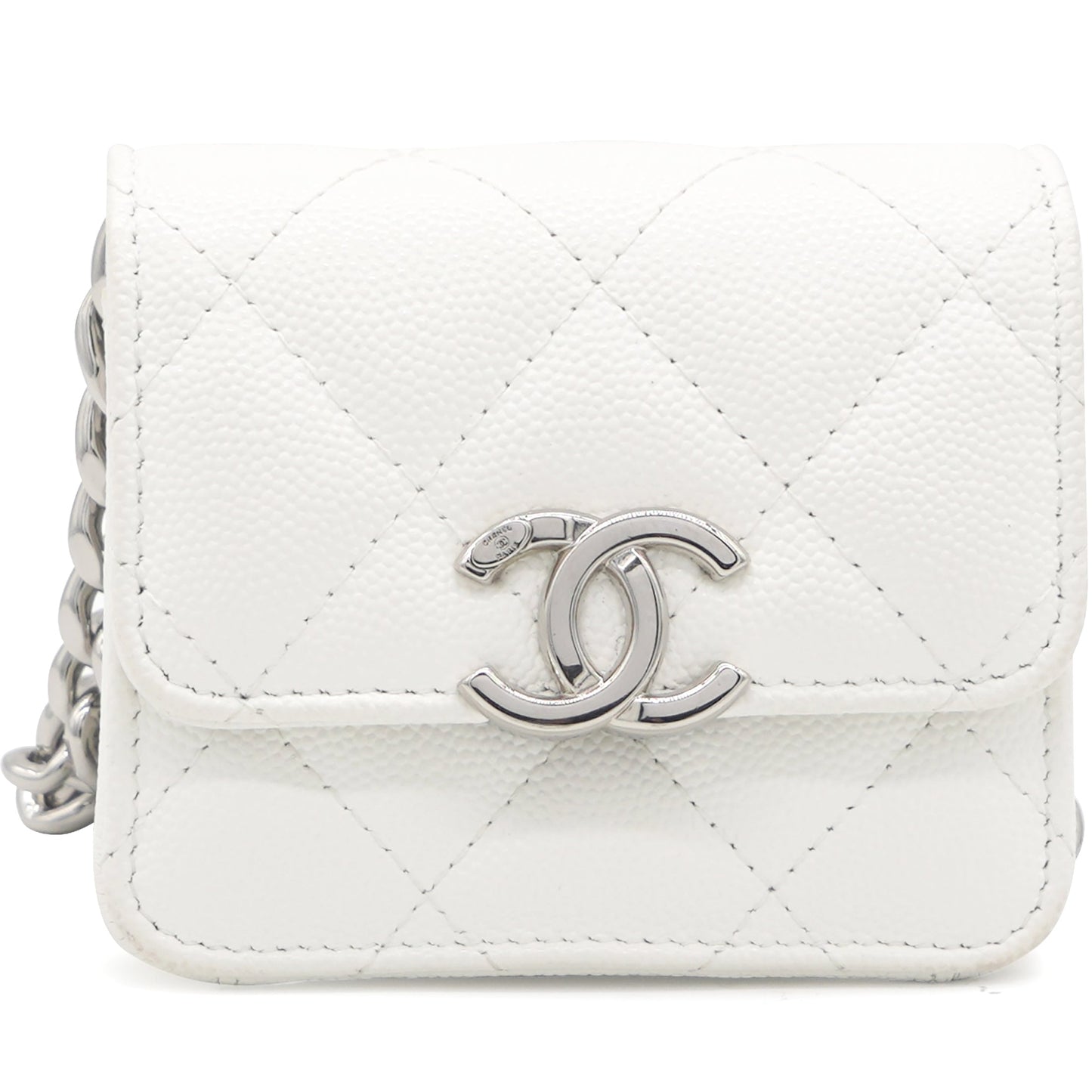 Chanel CC Calfskin white 2022 Mini