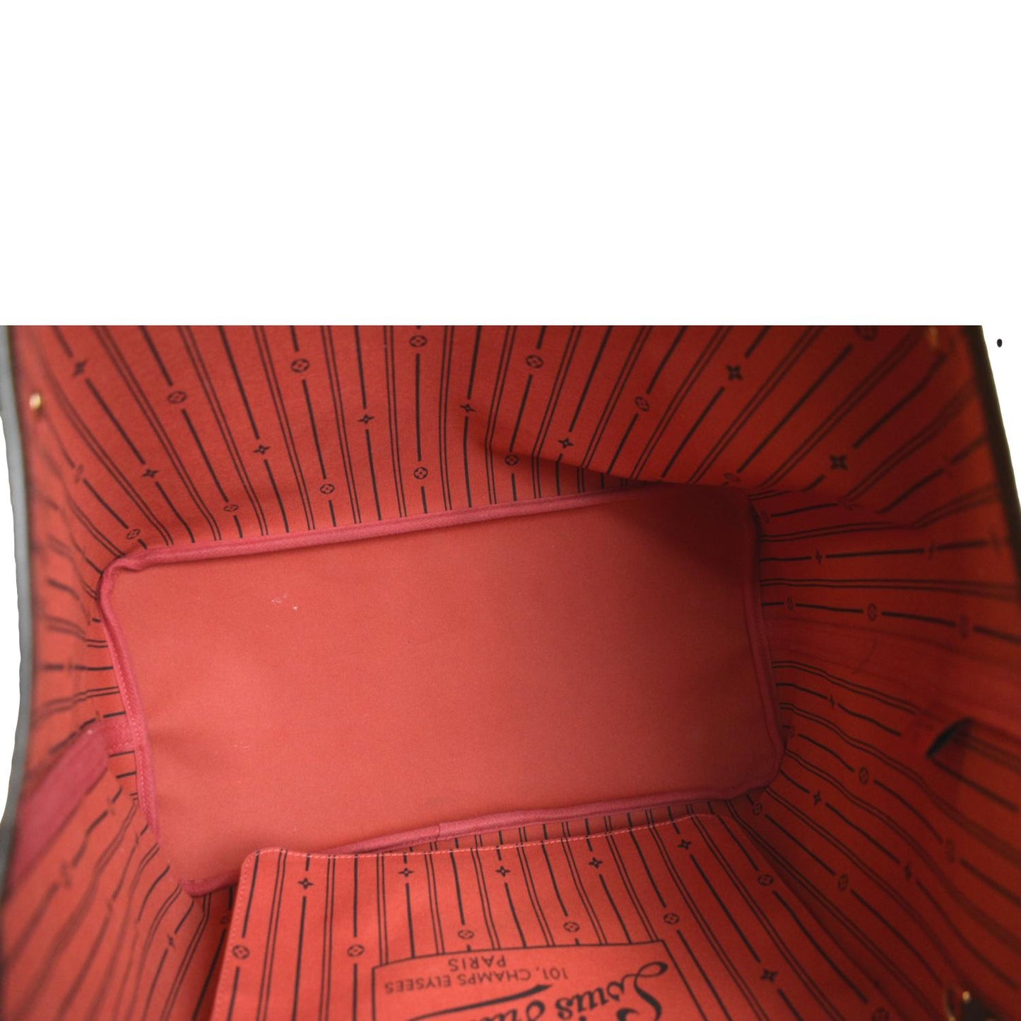 LOUIS VUITTON Neverfull GM Damier Ebene Tote Shoulder Bag Brown