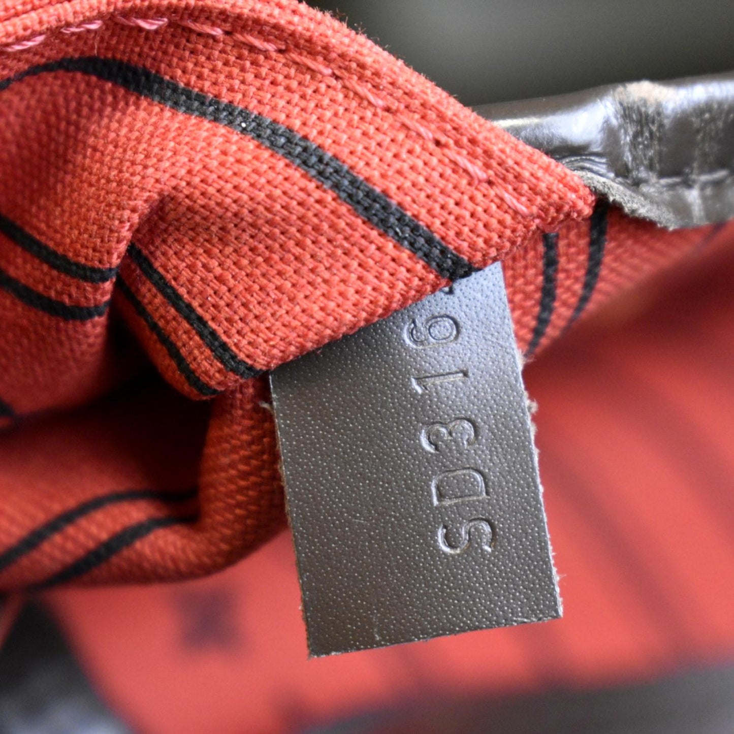 LOUIS VUITTON Neverfull GM Damier Ebene Tote Shoulder Bag Brown