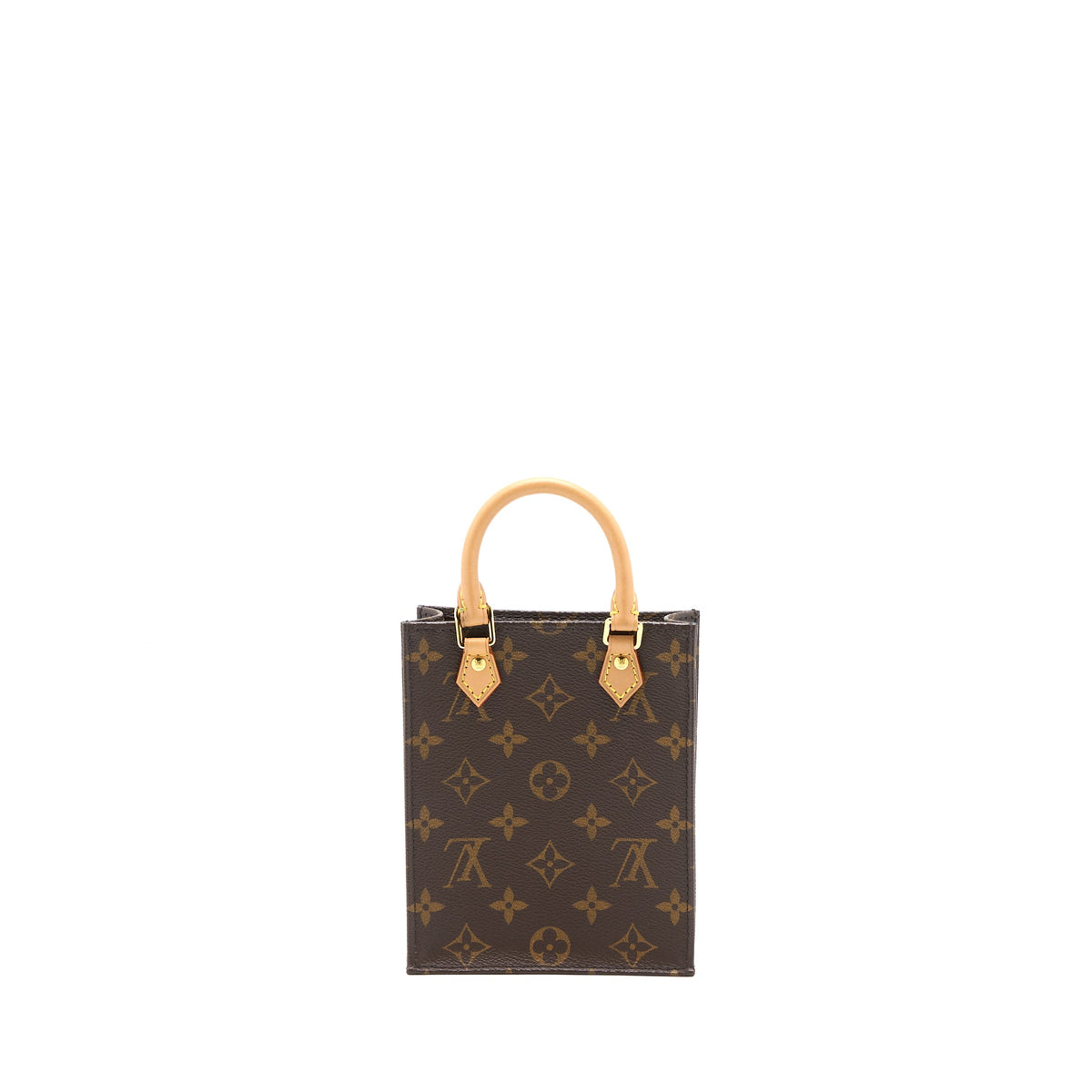 Louis Vuitton Petit Sac Plat Monogram Canvas GHW