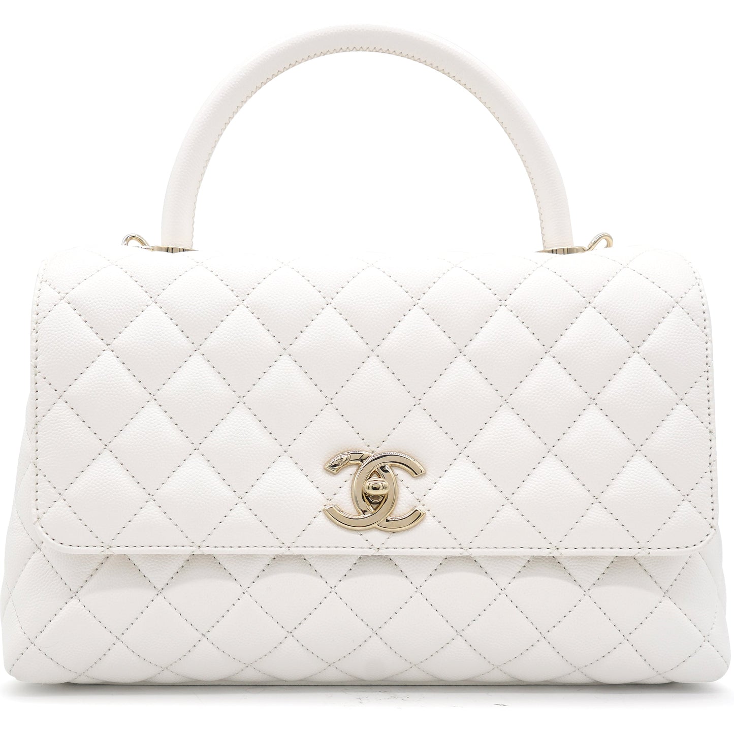 Chanel Caviar Quilted Medium Coco Handle Flap