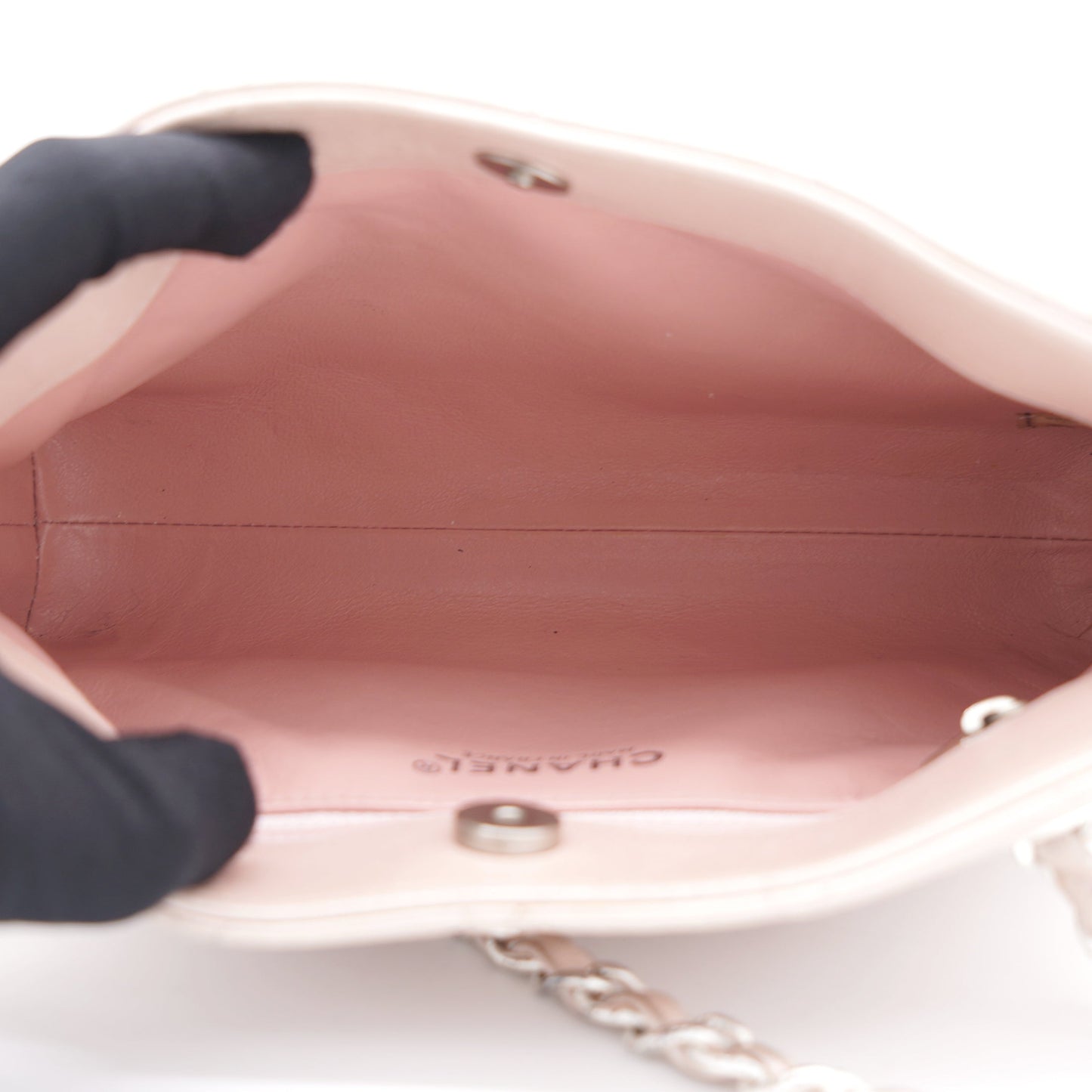 Chanel Pearlecent Pink Quilted Vintage Small Tote Bag