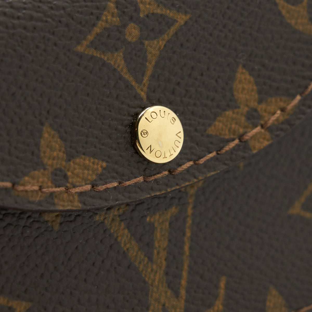 LOUIS VUITTON Size 80 Monogram Ceinture Pochette Solo Belt