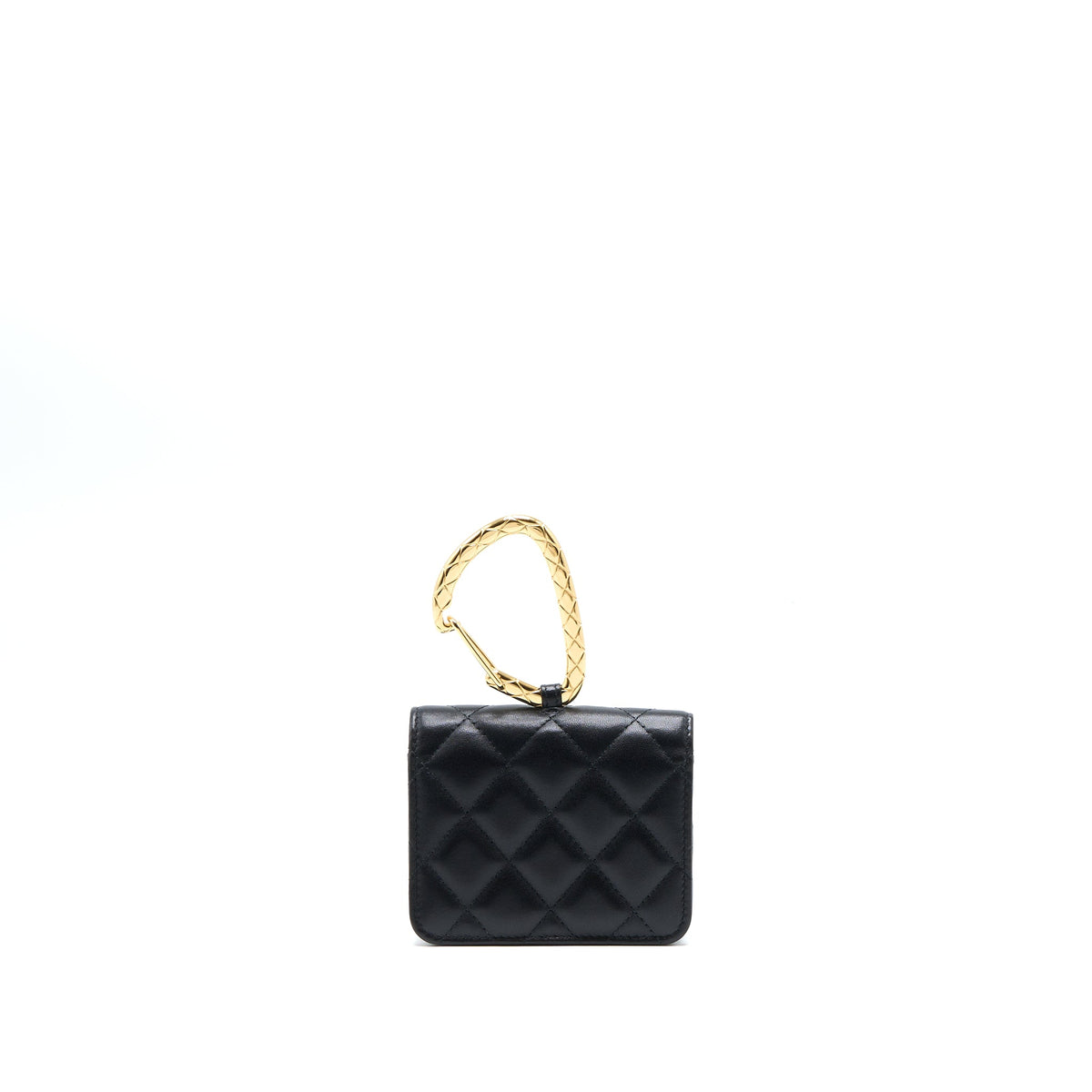 Chanel Jewel Hook holder Lambskin Black GHW