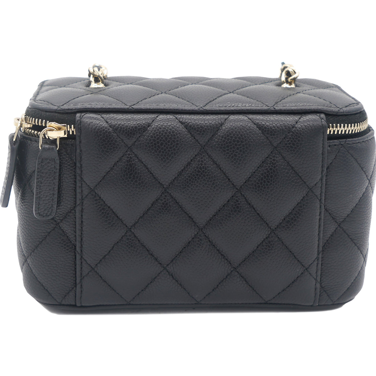 Chanel Mini Caviar Vanity Bag Black