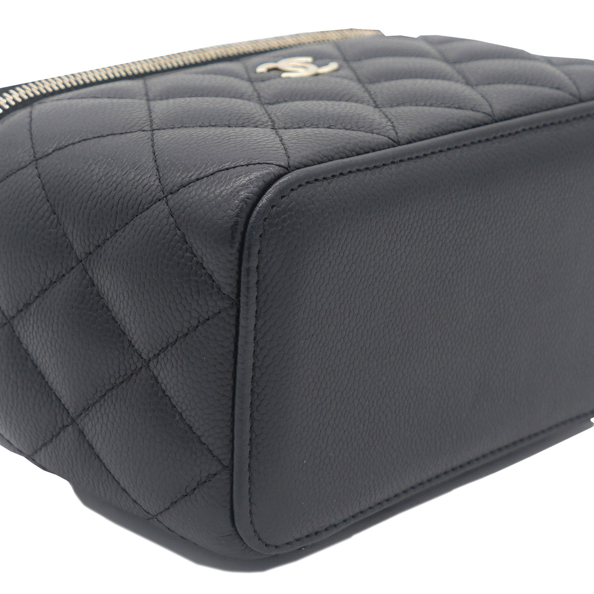 Chanel Mini Caviar Vanity Bag Black