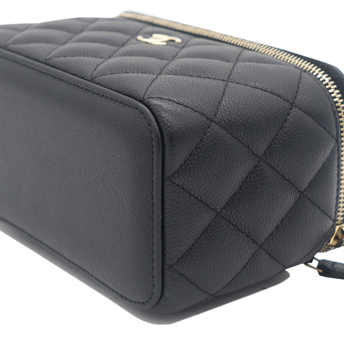 Chanel Mini Caviar Vanity Bag Black