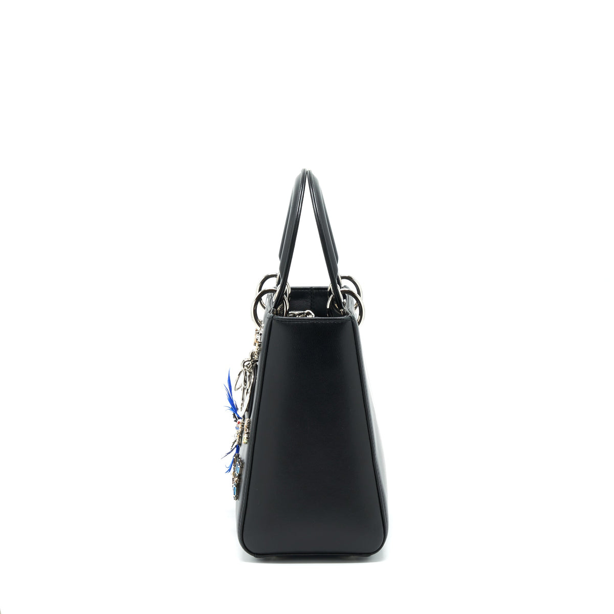 Dior Medium Lady Dior Limited Edition Lambskin Black/Multicolor SHW