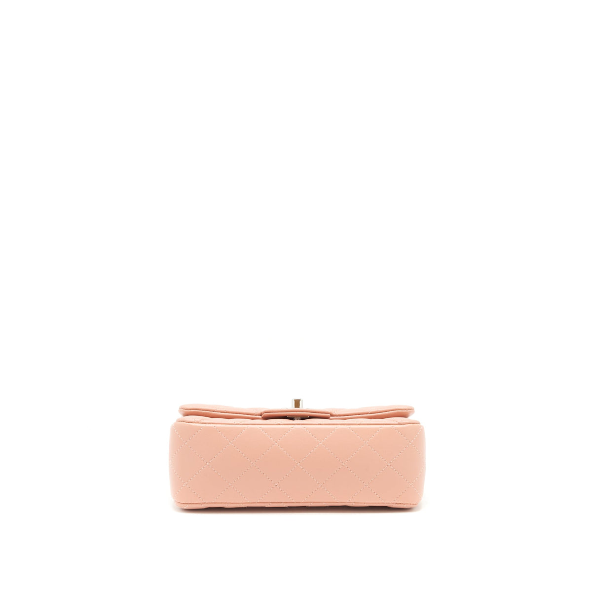 Chanel Mini rectangular Flap bag Lambskin pink SHW