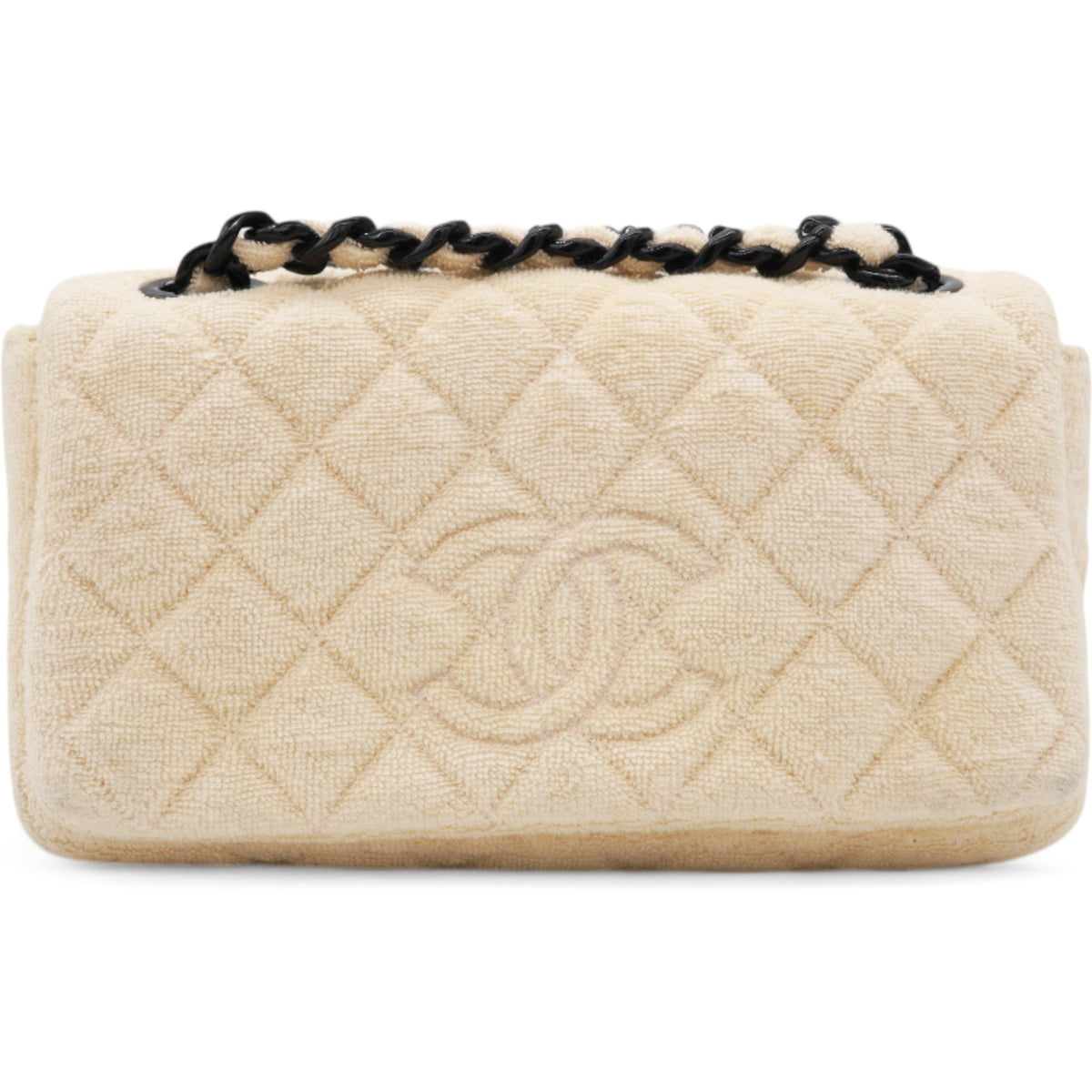 Chanel Terry Flap Bag Beige