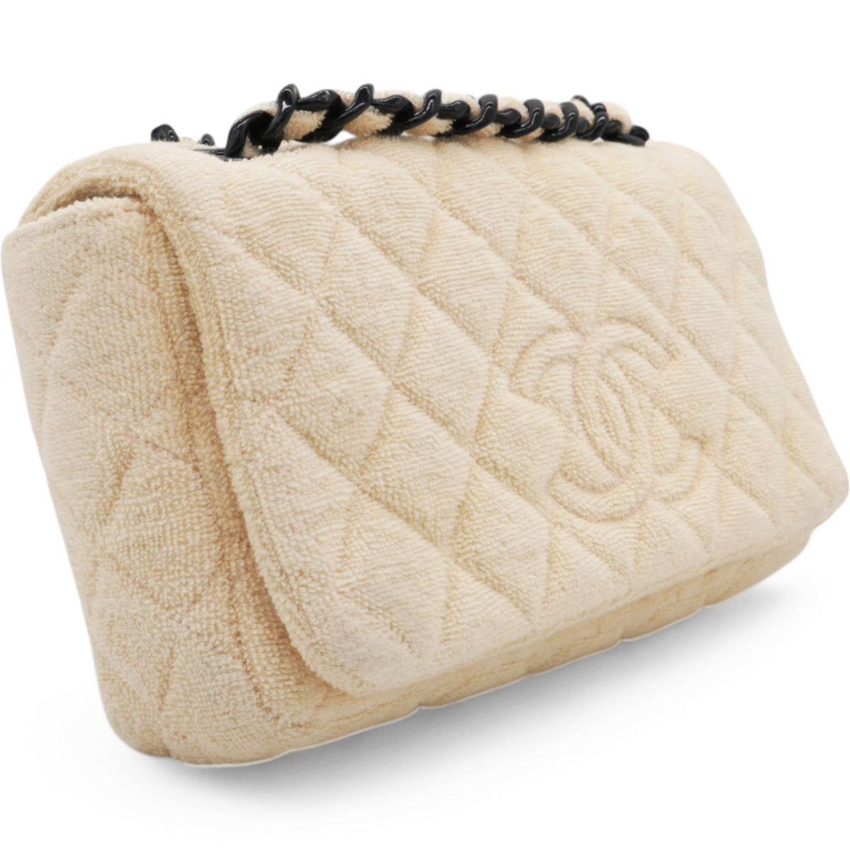 Chanel Terry Flap Bag Beige