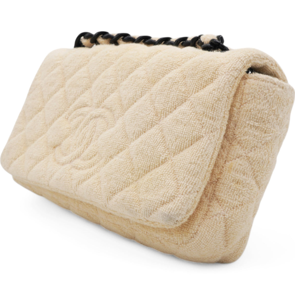 Chanel Terry Flap Bag Beige