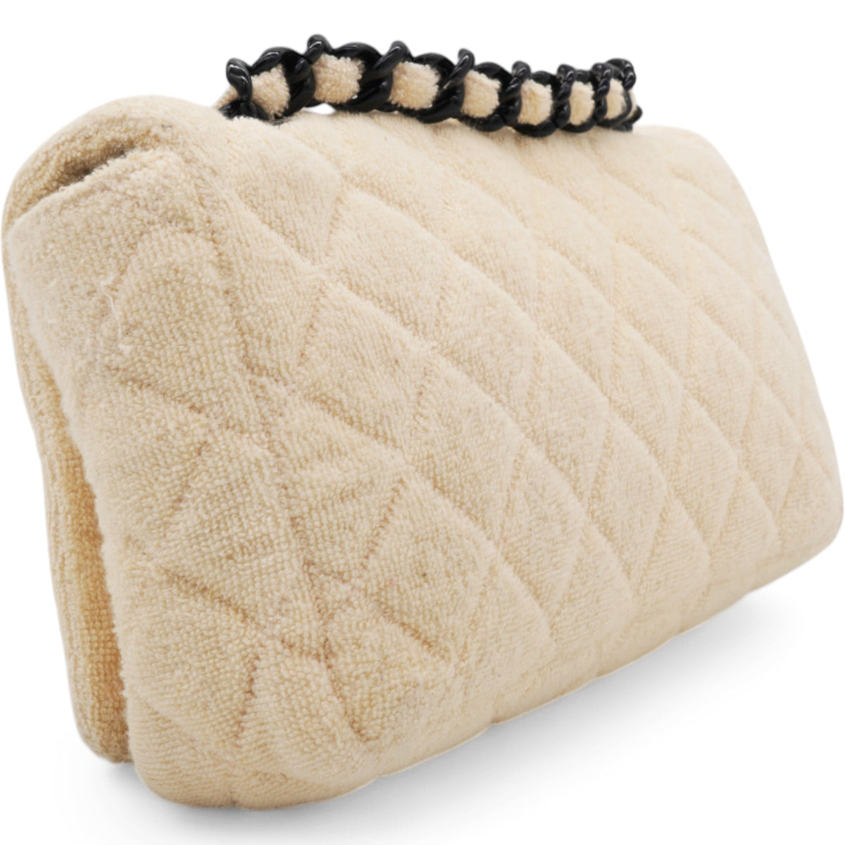 Chanel Terry Flap Bag Beige