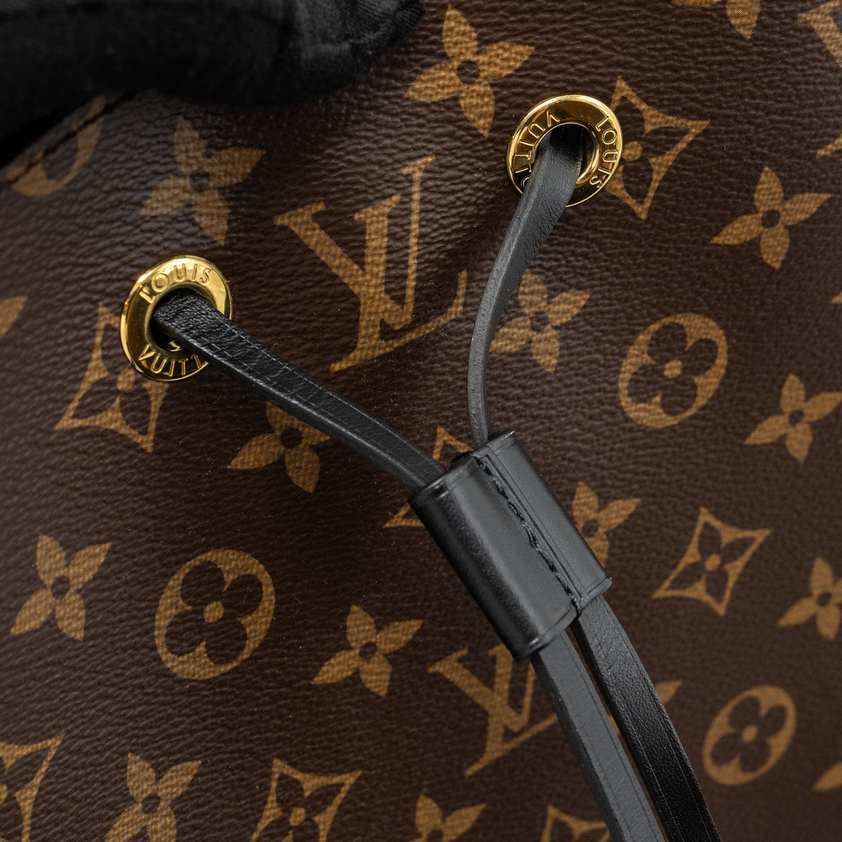 Louis Vuitton Neonoe Monogram Canvas Black GHW (New Version)