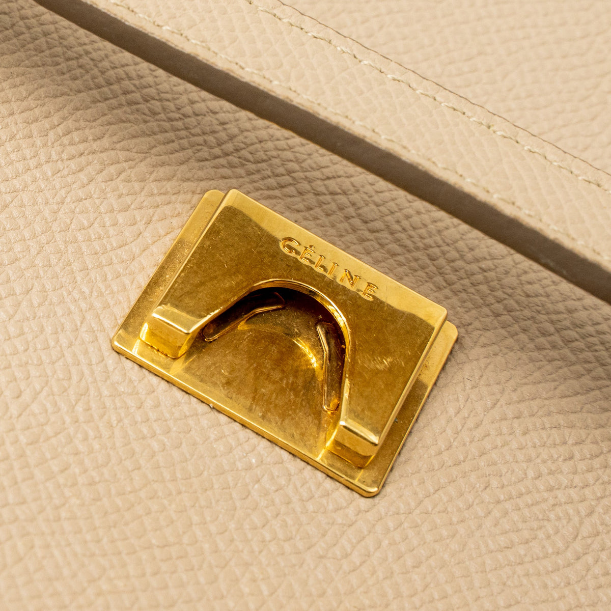Celine Mini Belt Bag Grained Calfskin Light Beige GHW