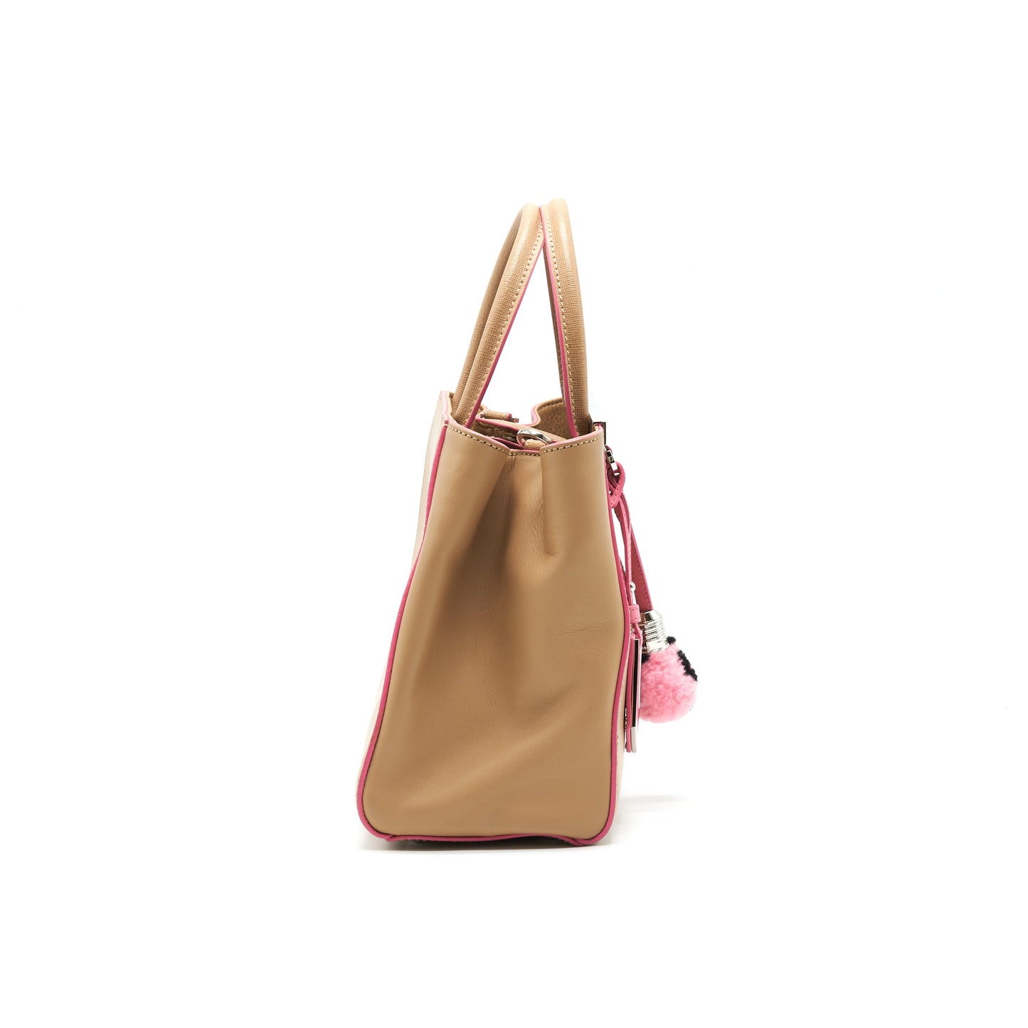 Fendi 2Jours Mini Beige /Pink SHW