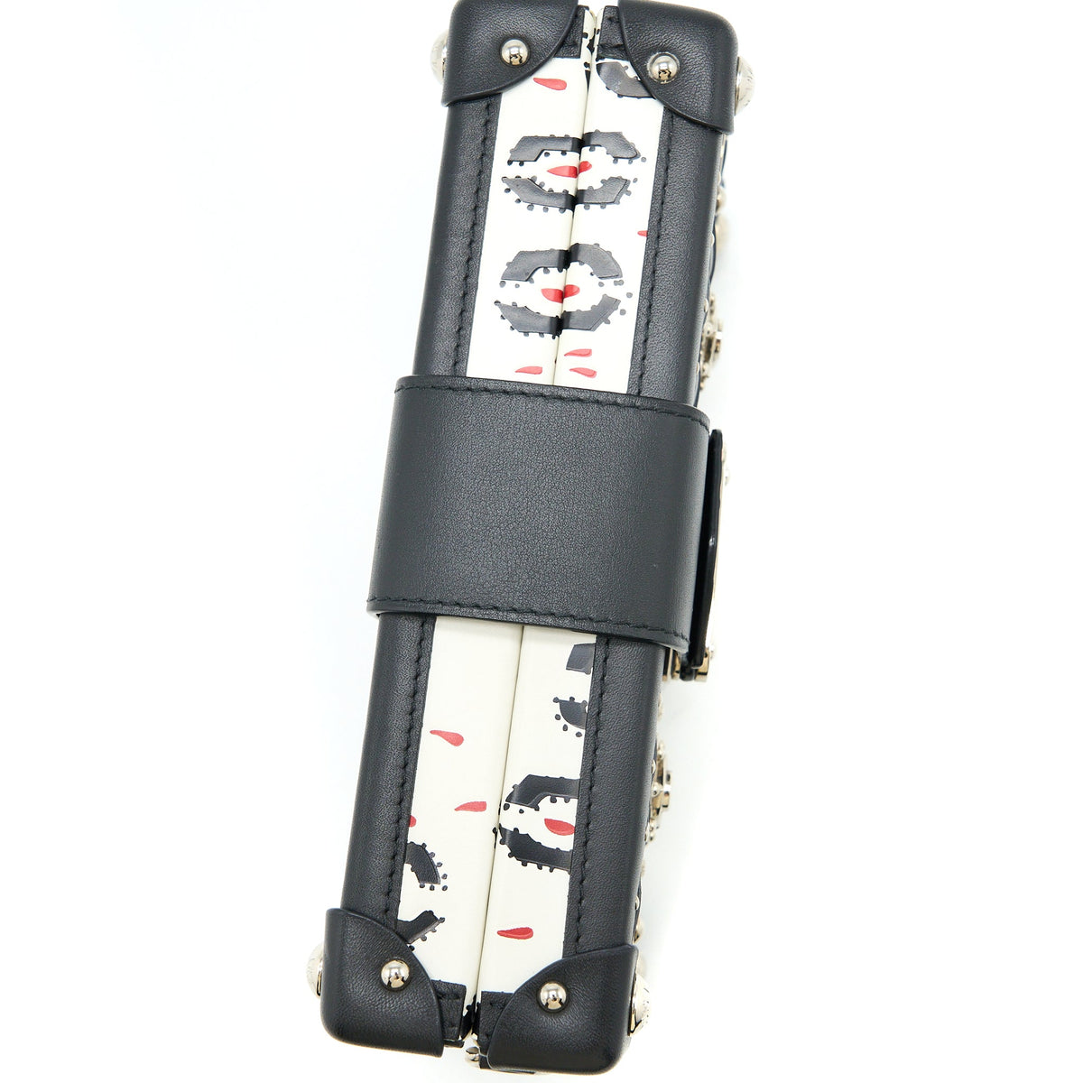 Louis Vuitton Petit Mallet Limited Edition Black / White SHW