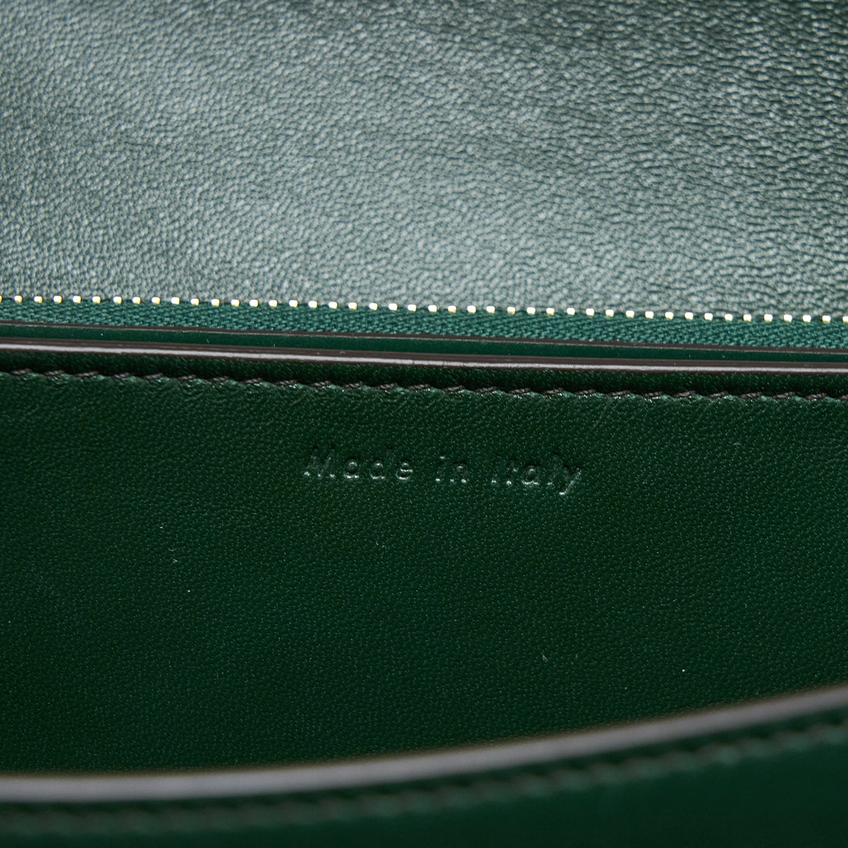 Celine Medium Classic Box Bag Calfskin Green GHW